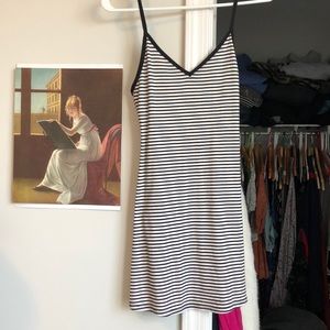 Stripped mini dress